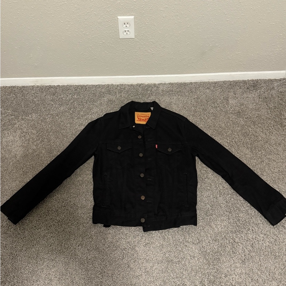 Classic Black Denim Jacket